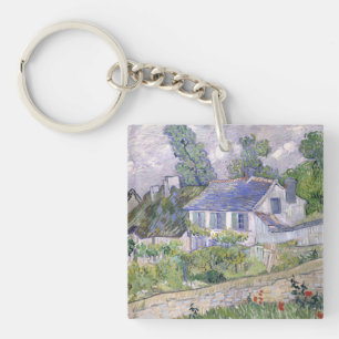 Houses at Auvers Vincent van Gogh Key Ring