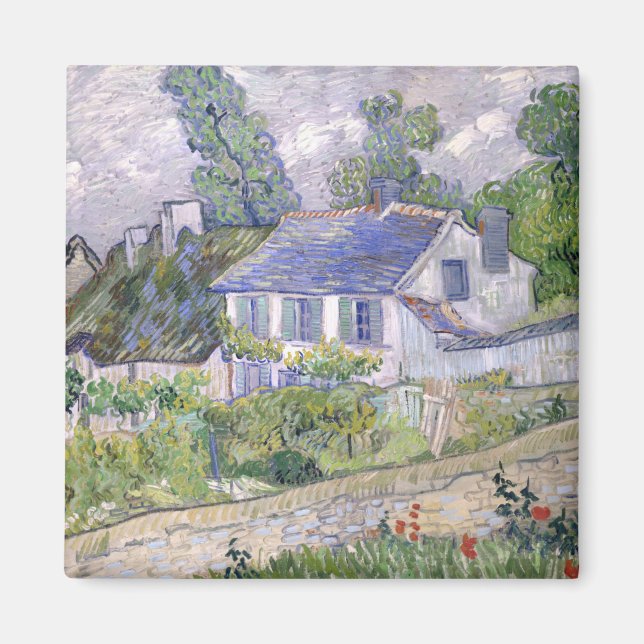 Houses at Auvers Vincent  van Gogh   Magnet (Front)