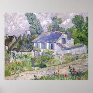 Houses at Auvers Vincent van Gogh Poster