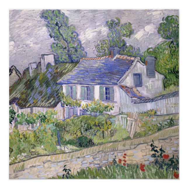 Houses at Auvers Vincent  van Gogh   Poster (Front)