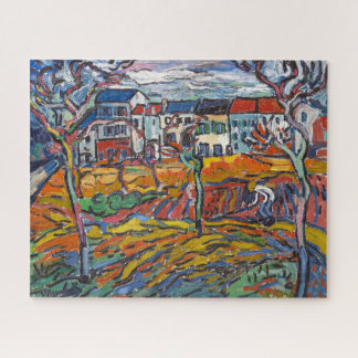Houses at Chatou | Maurice de Vlaminck | Jigsaw Puzzle