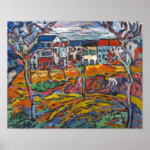 Houses at Chatou Maurice de Vlaminck Poster