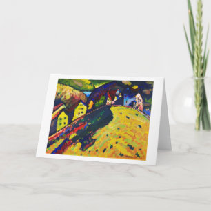 Houses at Murnau, Wassily Kandinsky Card