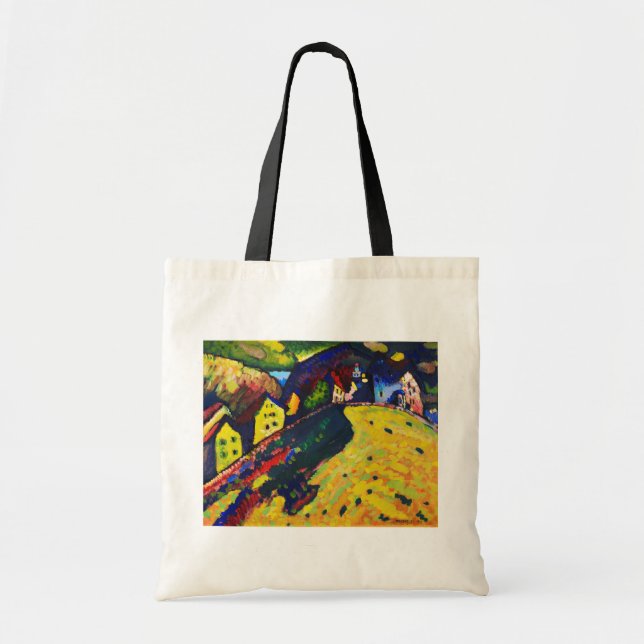 Houses at Murnau, Wassily Kandinsky Tote Bag (Front)