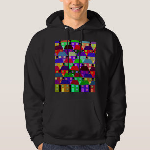 HOUSES COLORFUL HOME COMMUNITY   HOODIE