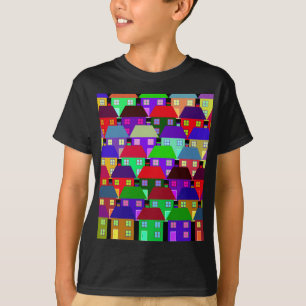 HOUSES COLORFUL HOME COMMUNITY T-Shirt