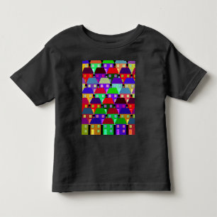 HOUSES COLORFUL HOME COMMUNITY TODDLER T-Shirt