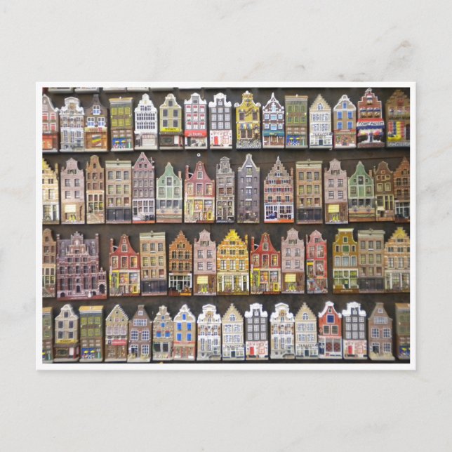 Houses greetingcard postcard (Front)