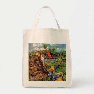 Houses in Auvers, Vincent van Gogh. Village Tote Bag