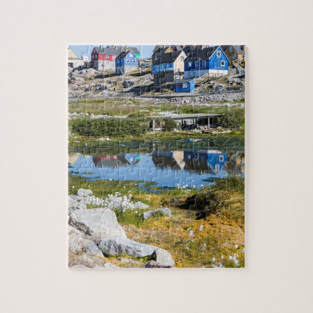 Houses in Greenland Jigsaw Puzzle (Vertical)