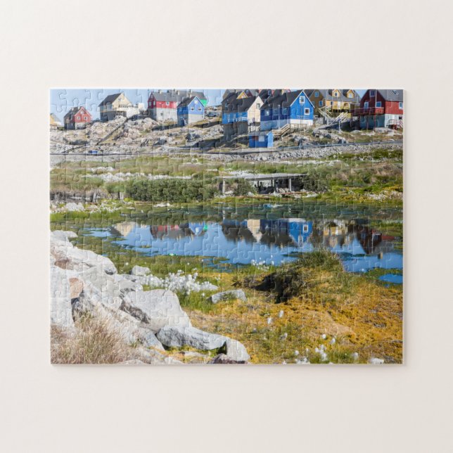 Houses in Greenland Jigsaw Puzzle (Horizontal)