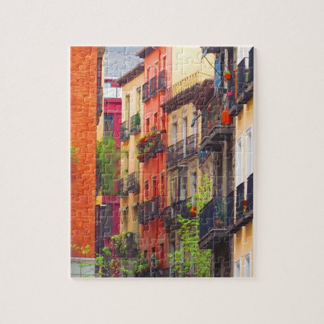 Houses in Madrid Jigsaw Puzzle (Vertical)