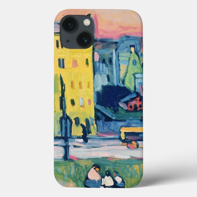 Houses in Munich, 1908 Case-Mate iPhone Case (Back)