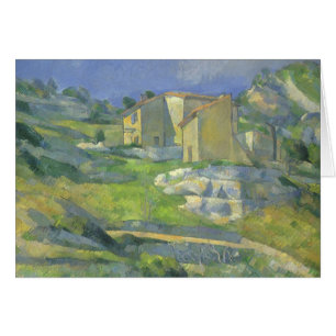 Houses in Provence by Paul Cezanne, Vintage Art