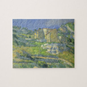 Houses in Provence by Paul Cezanne, Vintage Art Jigsaw Puzzle