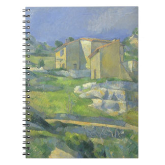 Houses in Provence by Paul Cezanne, Vintage Art Notebook