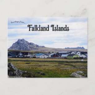 Houses in Stanley Falkland Islands Postcard