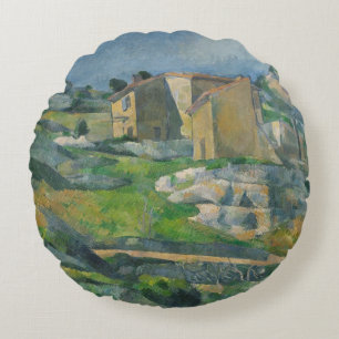Houses in the Provence: The Riaux Valley Round Cushion