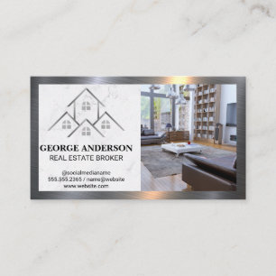 Houses Logo   Home Interior Business Card