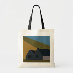 Houses Mountains Nature Tote Bag