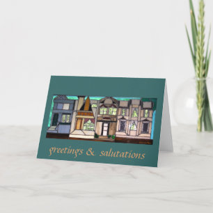 Houses Note Card