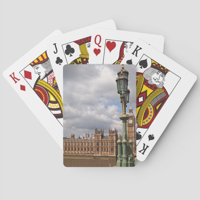 Houses of parliament and Big Ben in London cards (Back)