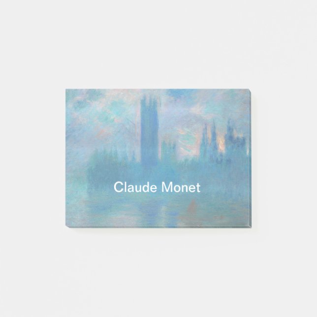 Houses of Parliament, London by Claude Monet Post-it Notes (Front)