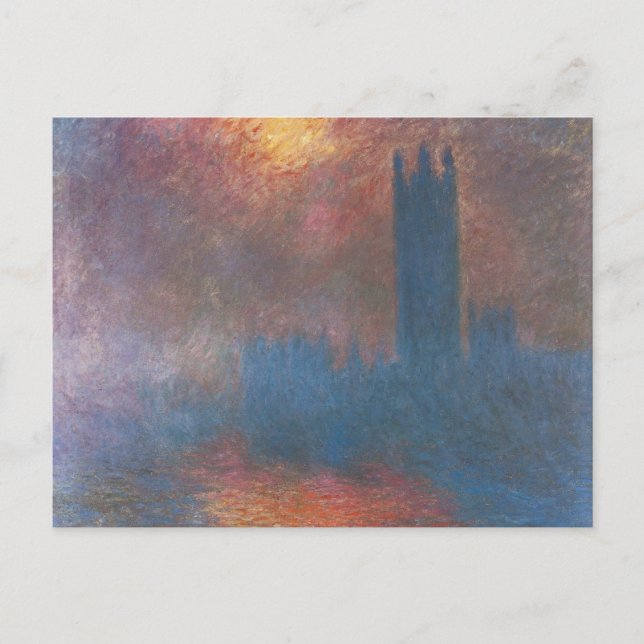 Houses of Parliament, London by Claude Monet Postcard (Front)