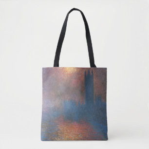 Houses of Parliament, London by Claude Monet Tote Bag