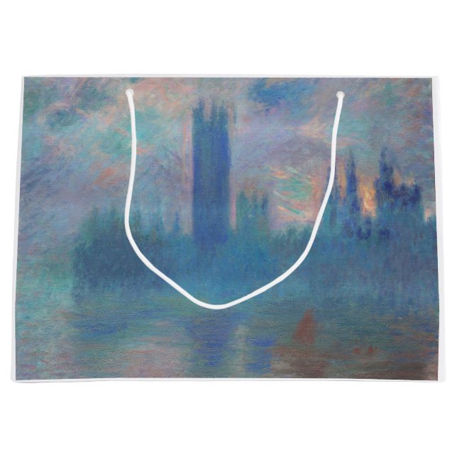 Houses of Parliament (London), Monet Large Gift Bag (Front)