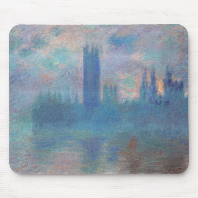 Houses of Parliament (London), Monet Mouse Mat (Front)
