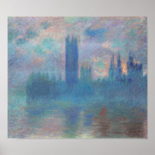 Houses of Parliament (London), Monet Poster