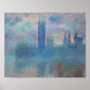 Houses of Parliament (London), Monet Poster