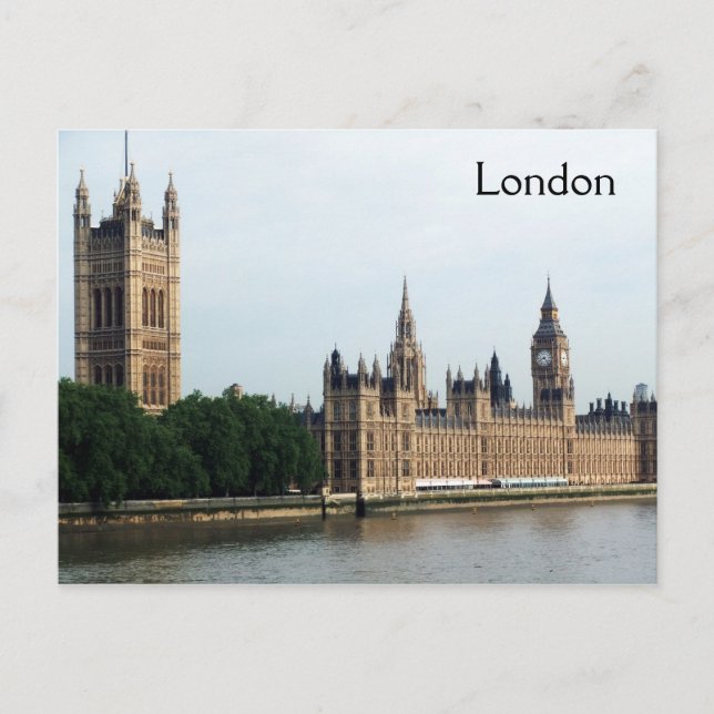 Houses of Parliament Postcard (Front)