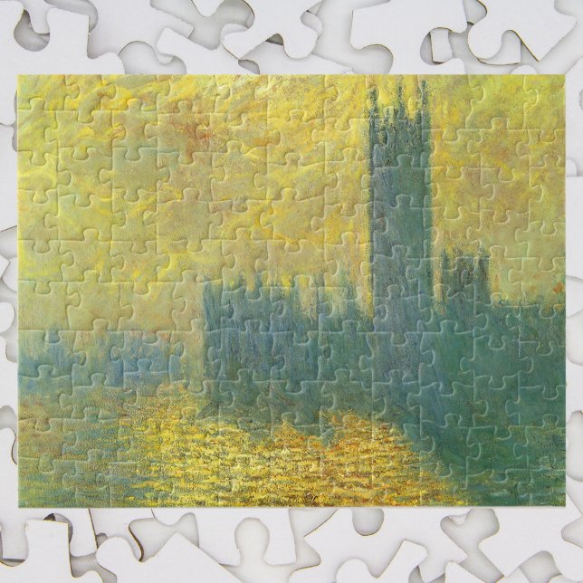 Houses of Parliament, Stormy Sky by Claude Monet Jigsaw Puzzle (Creator Uploaded)