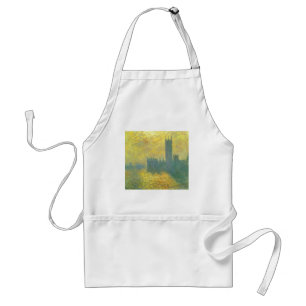 Houses of Parliament, Stormy Sky by Claude Monet Standard Apron