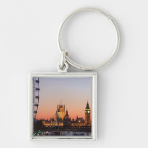 Houses of Parliament & the London Eye Key Ring