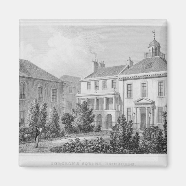 Houses on Surgeons' Square, Edinburgh Magnet (Front)