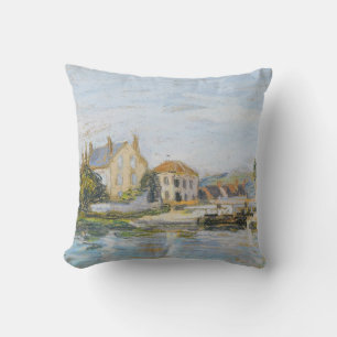 Houses On The Edge Of The Lock Of La Garonne Sisle Cushion