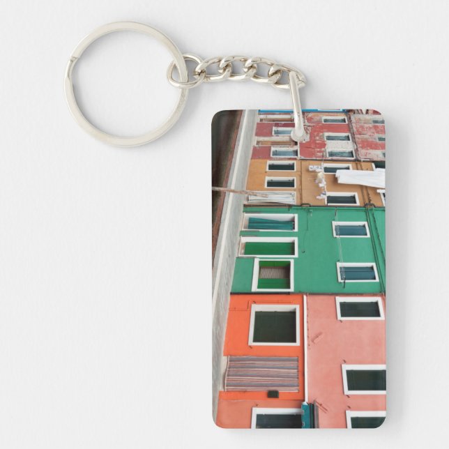 Houses on the waterfront key ring (Front)