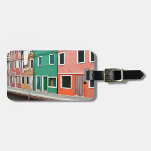 Houses on the waterfront luggage tag
