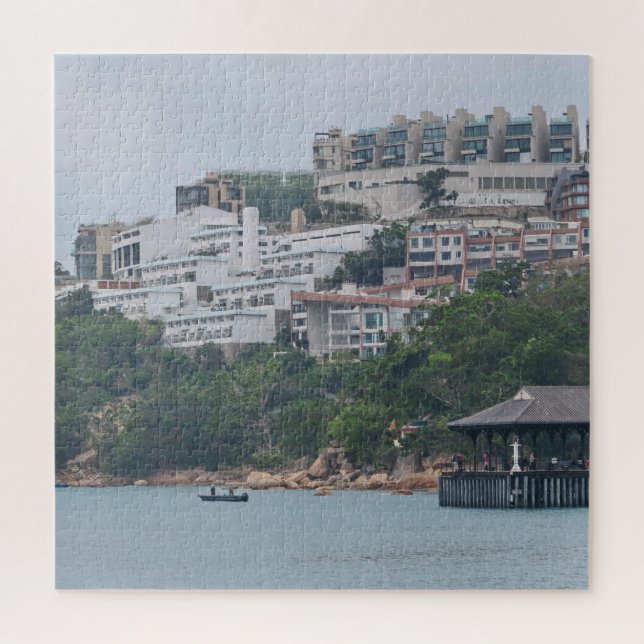 houses, skyscrapers, hong kong, puzzle, city, jigsaw puzzle (Vertical)