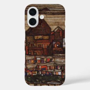 Houses with Laundry by Egon Schiele iPhone 16 Case