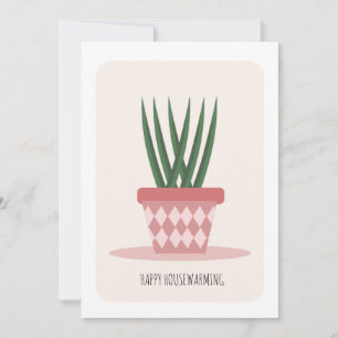 Housewarming Aloe Potted Plant New Home Party  