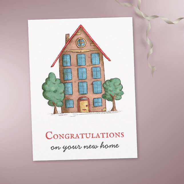 Housewarming Apartment Building  Card (Creator Uploaded)