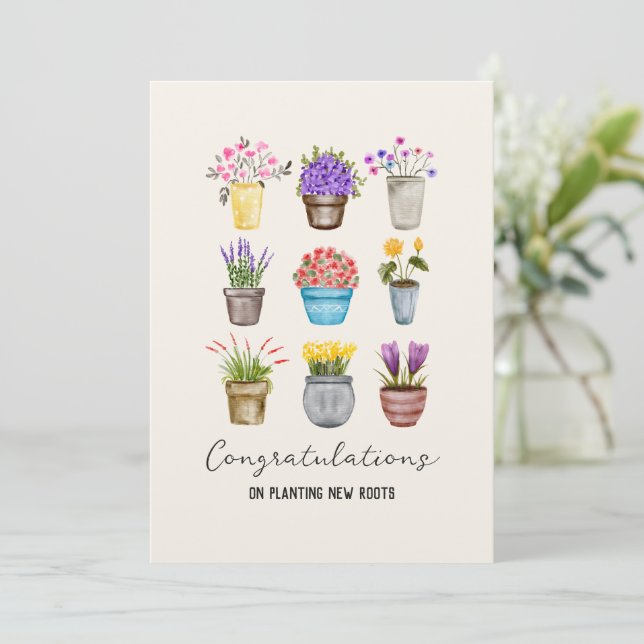 Housewarming Congratulations Rustic Country Kraft  Card (Standing Front)