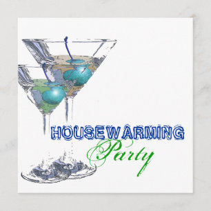 Housewarming dinner cocktail party CUSTOMIZE Invitation