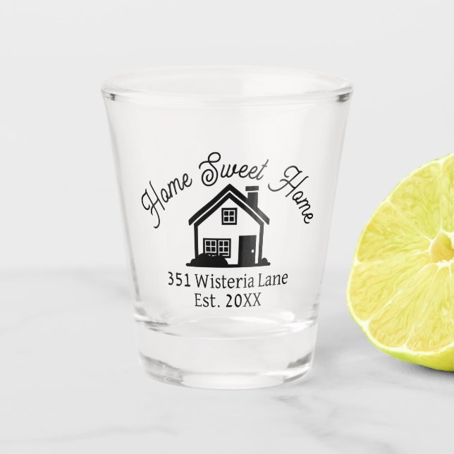 Housewarming Favour Shot Glass (Front)