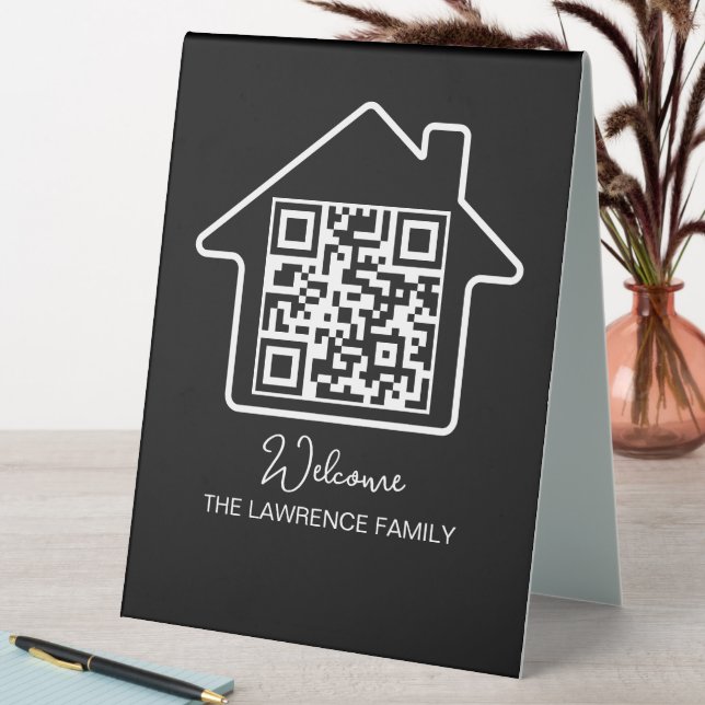 Housewarming Gift | Personalised WiFi QR Code (In SItu (Table))