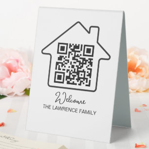 Housewarming Gift Personalised WiFi QR Code